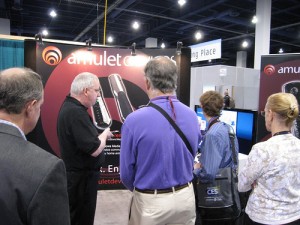 Amulet Devices stand at CES 2010.